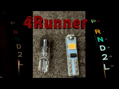 3rd Gen Toyota 4Runner | How To make the Gear Shift Indicator Light Up again Using an LED Bulb