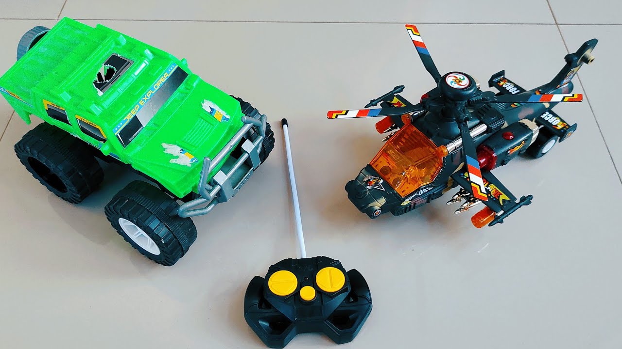 rc helicopter vs offroad car