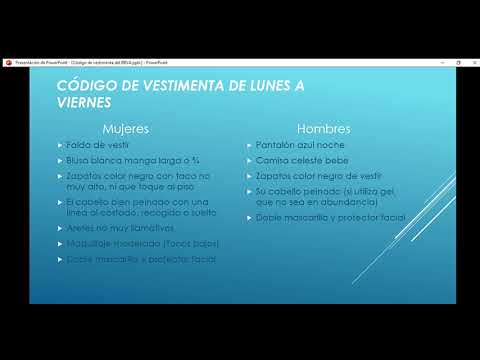Código de vestimenta del BBVA