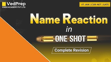 Name Reaction in One Shot | Complete Revision | CSIR NET | GATE | IIT JAM | Chem Academy