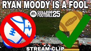 Ryan Moody Is A FOOL! | College Football 25 Talk | Stream Clip
Join this channel to get access to perks:
https://www.youtube.com/channel/UC8AeAO5uCc0BNbFIDTGB0-w/join
@RyanMoody21 Ryan Moody Is A FOOL! | College Football 25 Talk | Stream Clip