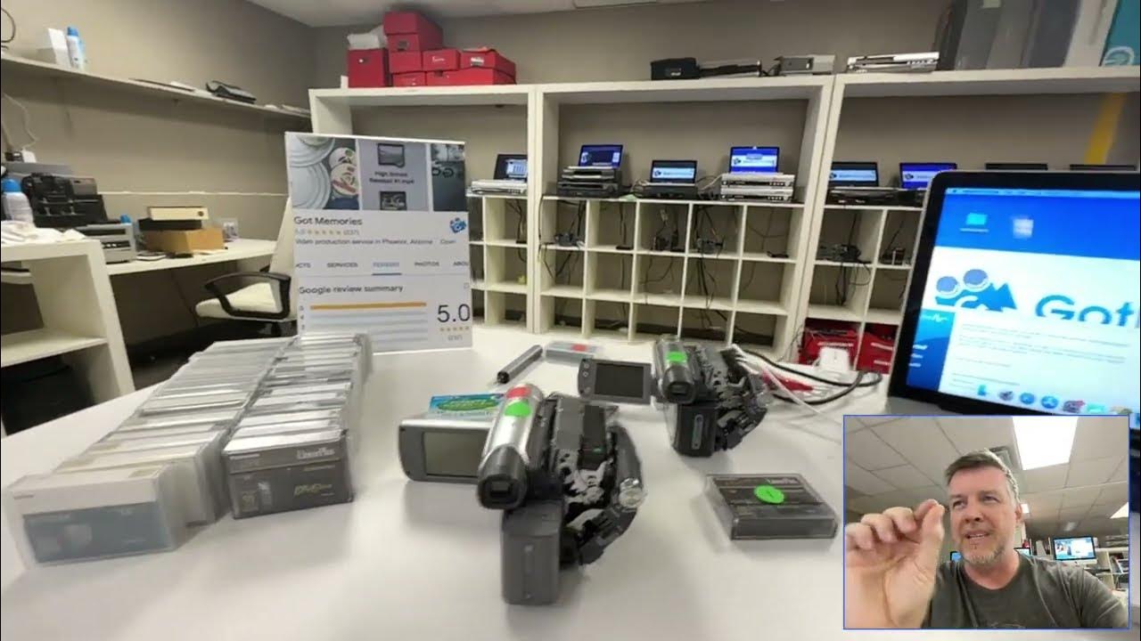 How to Digitize Mini DV Camcorder Tapes to MP4 USB iCloud Dropbox YouTube