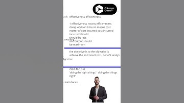 Effectiveness vs Efficient ness day-2#12th #businessstudiesclass12 #commerce #important  #cbse