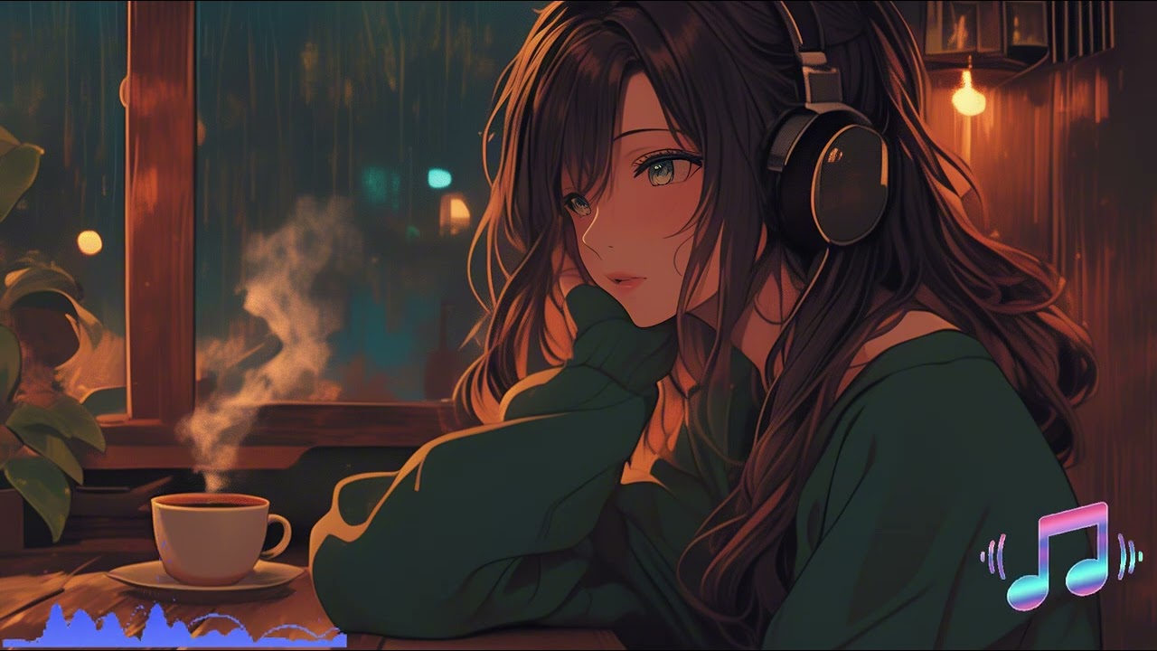 Lazy Sunday ☕ | Cozy Rain 🌧️ | Midnight Coffee 🌙 | Lofi Rain Compilation (Relax & Study)