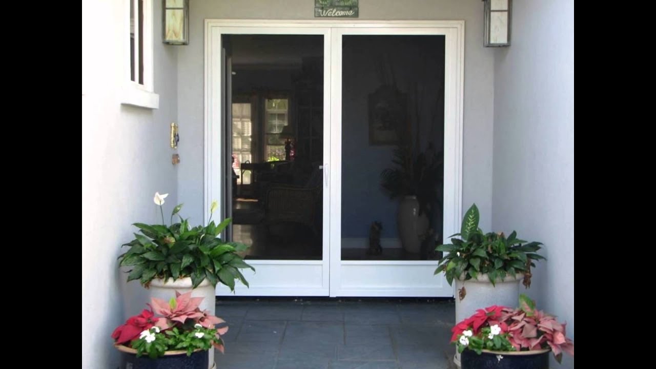 Aluminum French Doors/Screen Doors YouTube