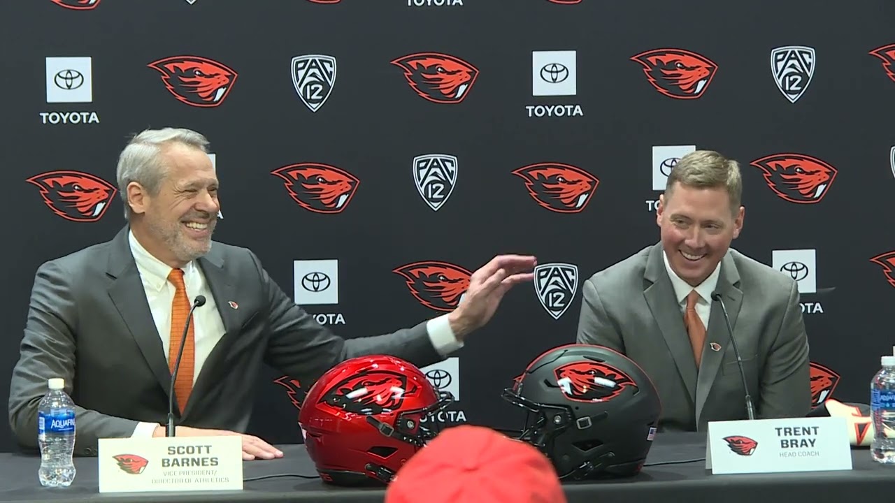 Watch: Trent Bray Introduced As Head Coach - Oregon State ...