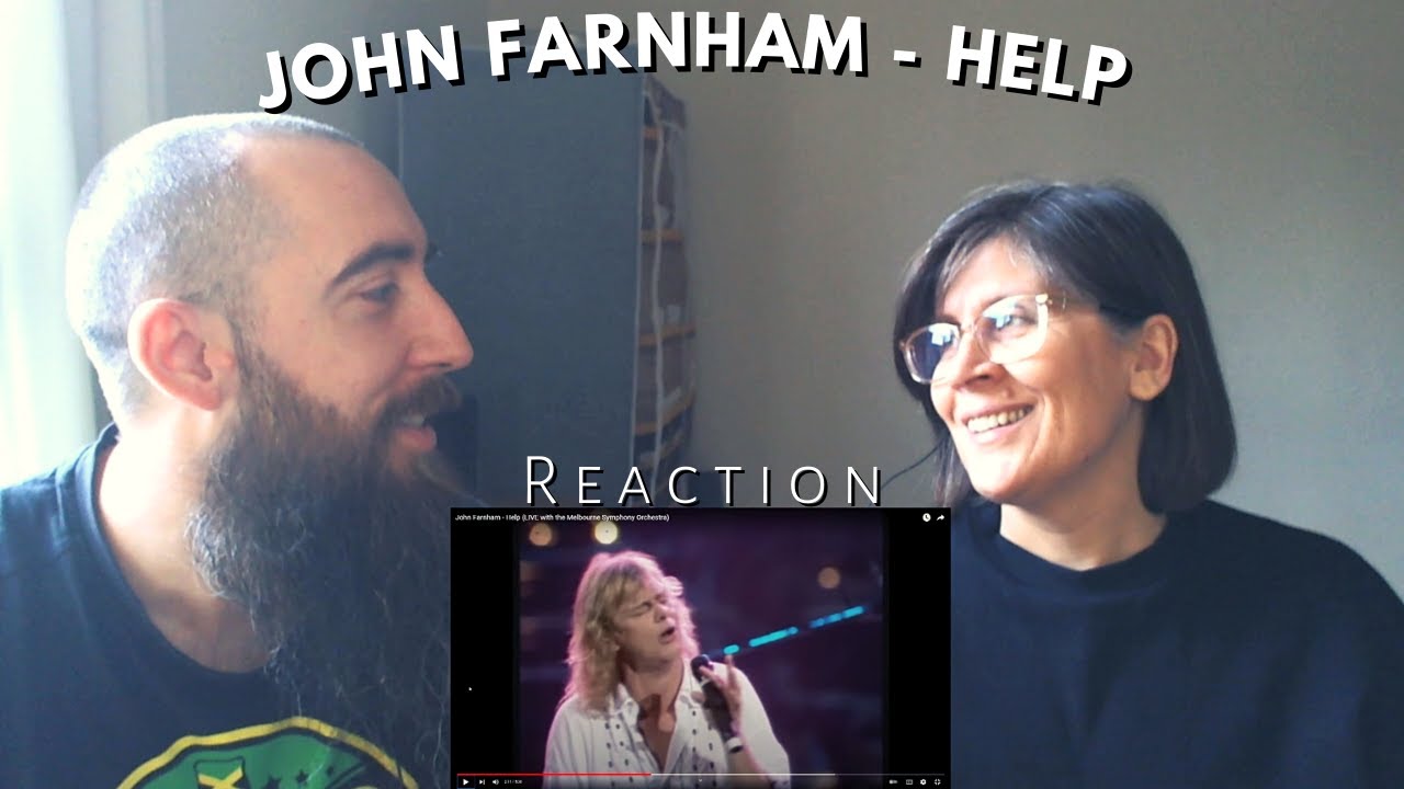 John Farnham - Help (LIVE with the Melbourne Symphony Orchestra) (REACTION) with my wife