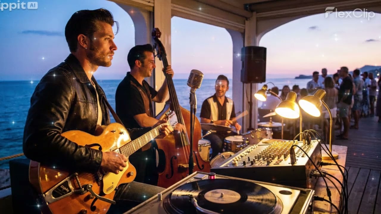 Stray Cats – Be-Bop-A-Lula (CAFE DE DEL MAR AI COVER) [BEST VERSION] ‑ Made with FlexClip 8