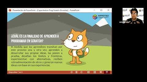 PROGRAMACIÓN CON SCRATCH - CAPACITACIÓN DOCENTE CLASE 1