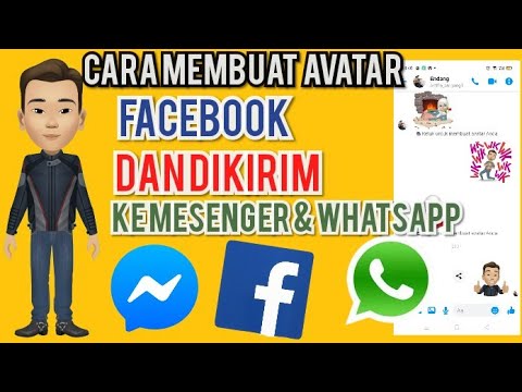 CARA MEMBUAT AVATAR FACEBOOK YANG VIRAL DAN SHARE KE MESSENGER & WHATSAPP