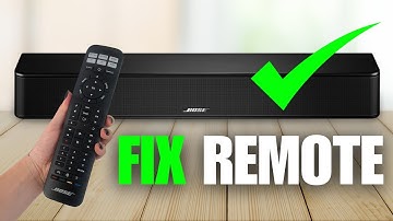 How To Fix Bose Soundbar Not Responding To Remote