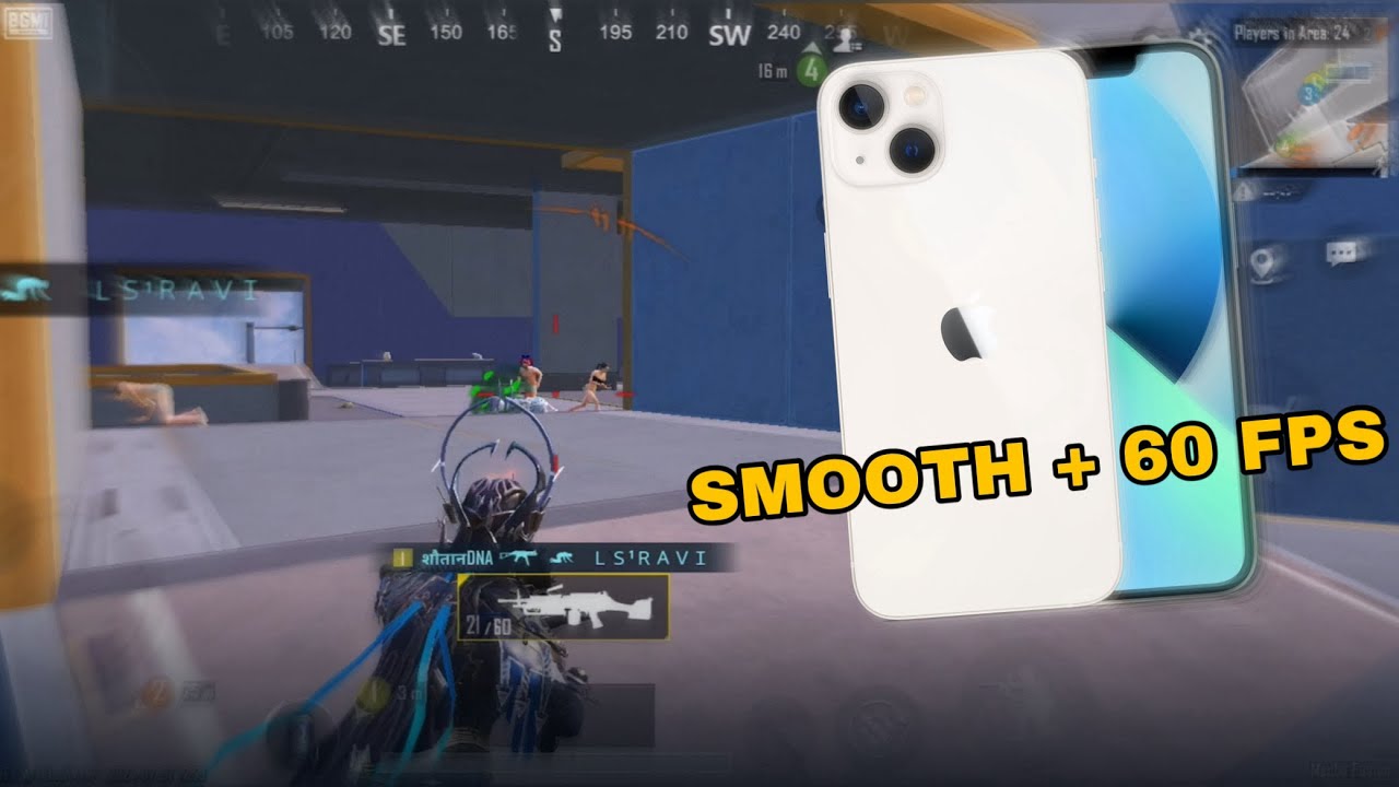 IPHONE 13 SMOOTH + 60 FPS CLUTCHES GAMEPLAY PUBG BGMI TEST - YouTube