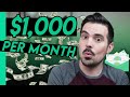 Make $1,000 Per Month in Dividend Income - How Much You Need Invested