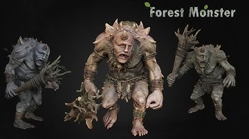 ForestMonster3_Unity Preview