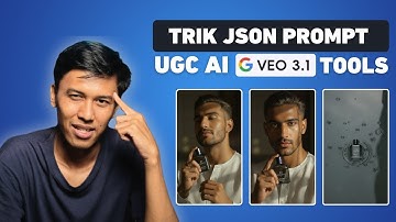 TRIK BIKIN VIDEO HASIL VEO 3.1 BISA HALUS PAKE JSON PROMPT !
