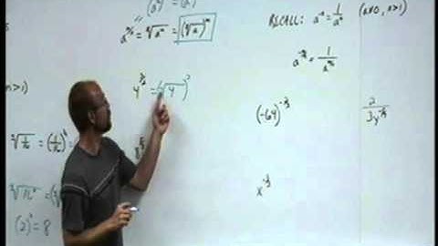 Intermediate Alg Section 6.2 Rational Exponents