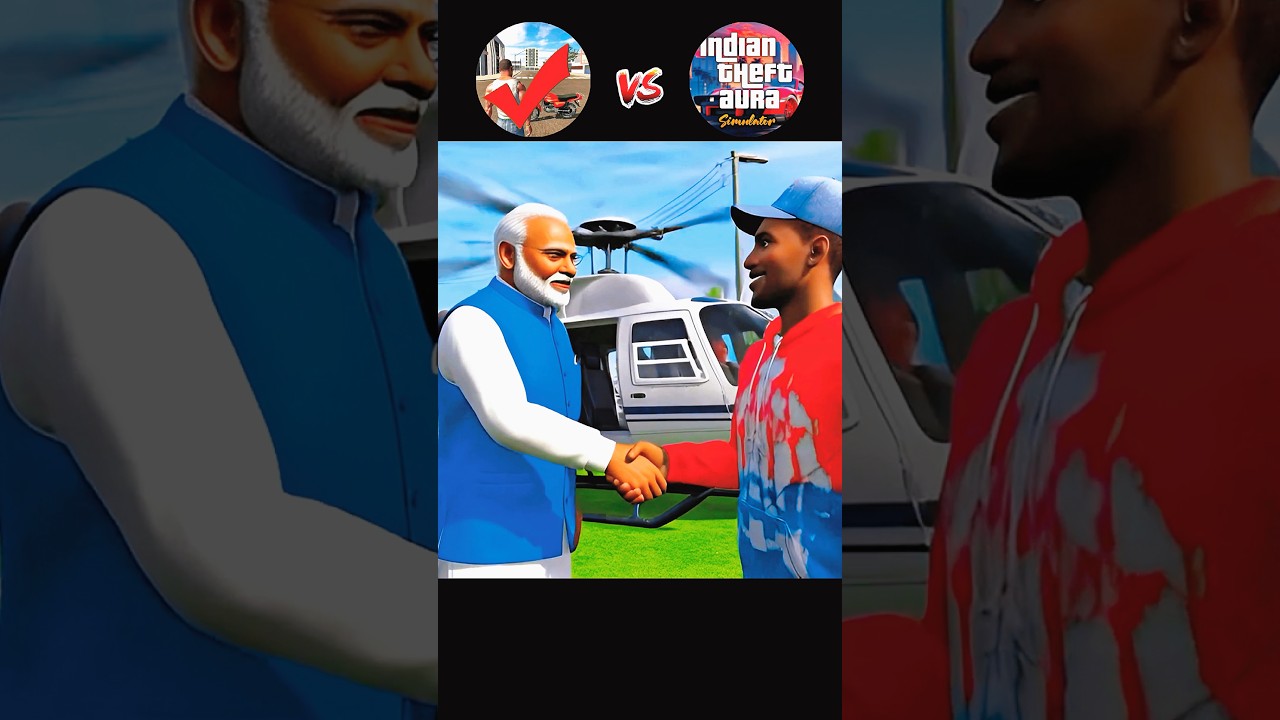 Handshake 🤝 With Narendra Modi Challenge In Indian bikes driving 3d Vs ITAS 🥵 