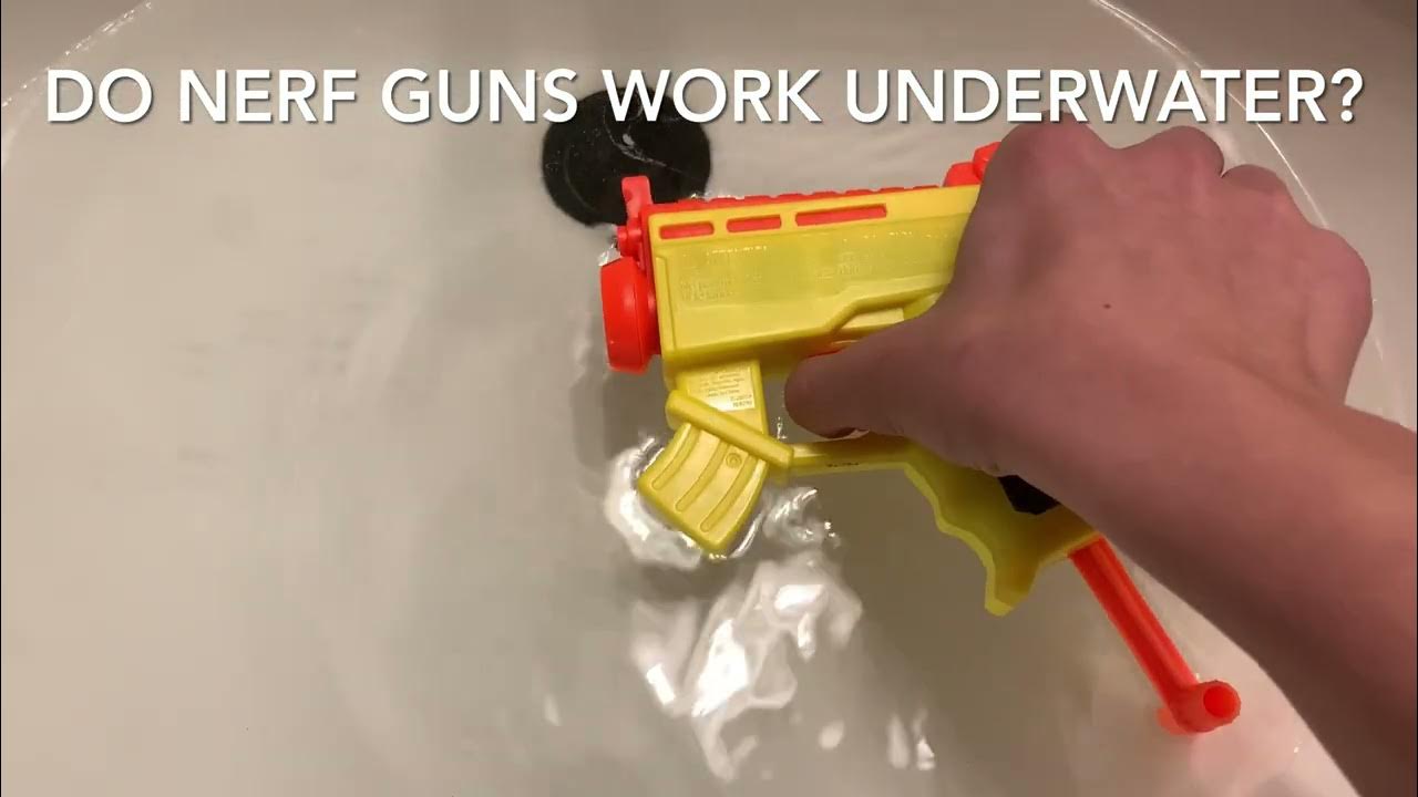 Do Nerf Guns Work UNDERWATER?! YouTube