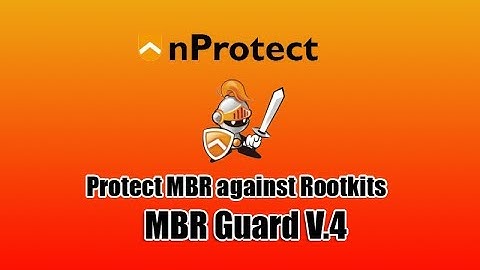 Protect MBR against Rootkits