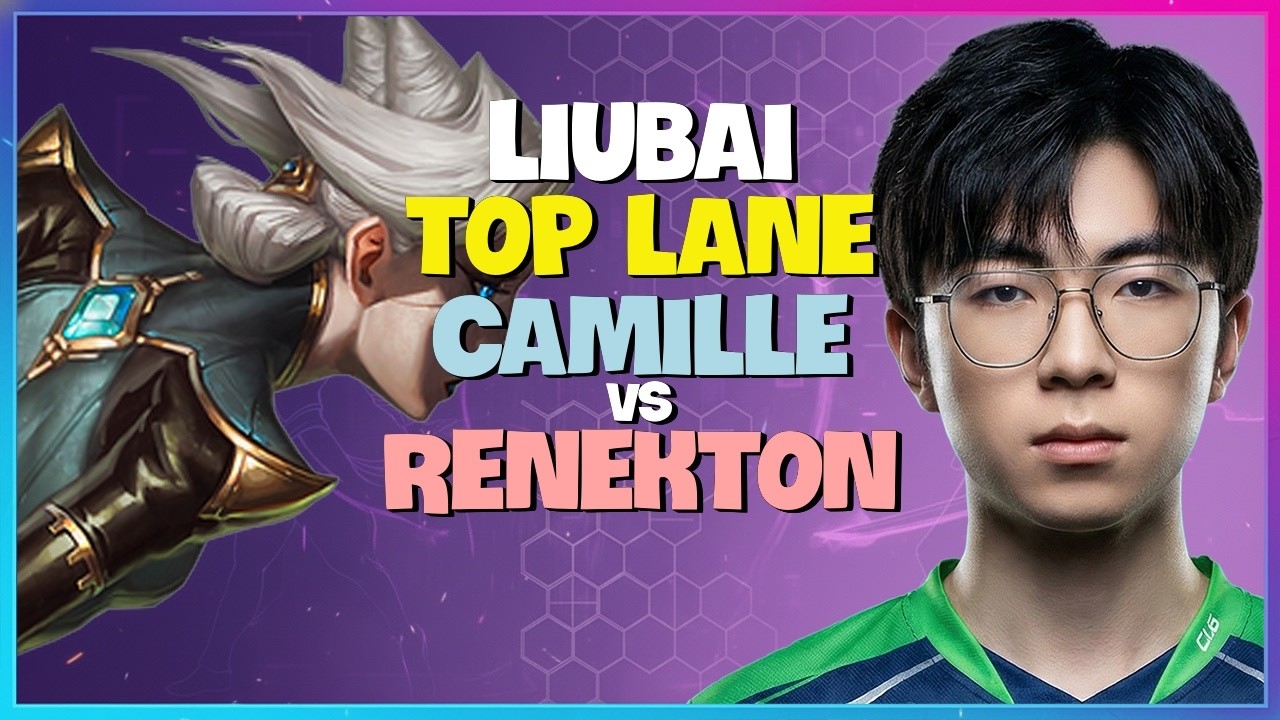 Rank 1 Camille : He is CRUSHING the Renekton Matchup on the Super Server