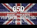 650 ENGLISH PHRASES to speak english fluently. English speaking practice. Eglish listening practice