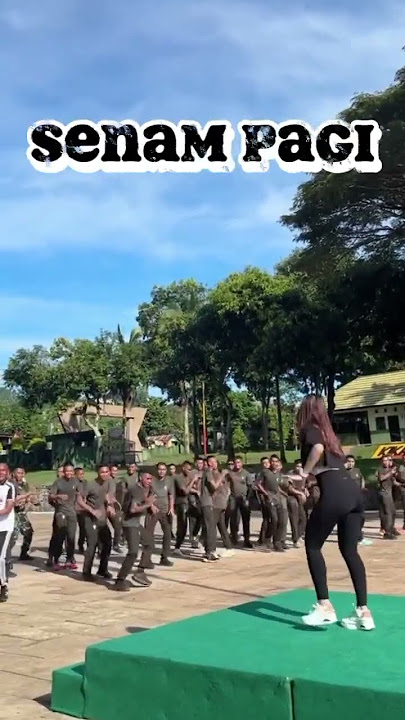 Senam pagi prajurit TNI
