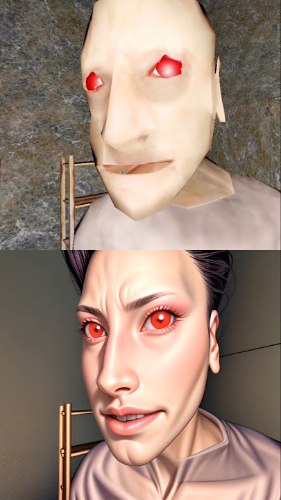 Original Granny 3 Remake Portal Escape vs Anime Granny 3 Remake Portal Escape #Granny3 #Vividplays