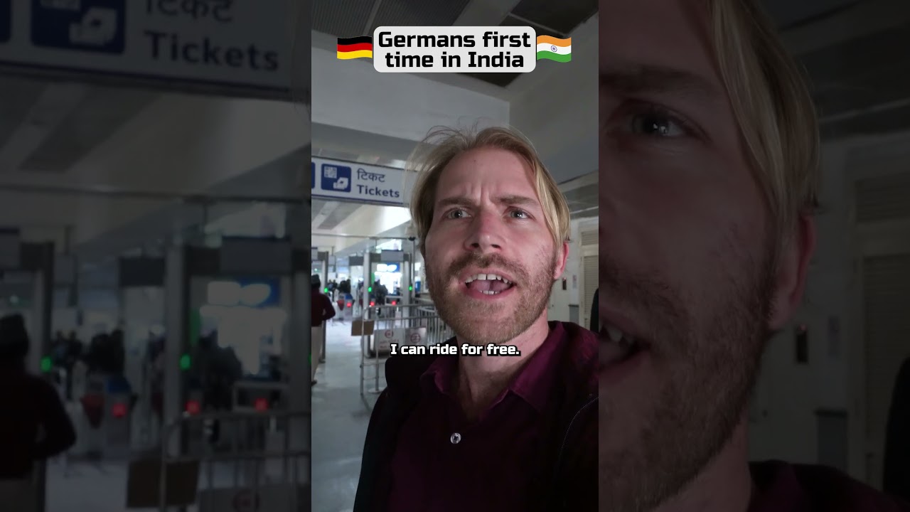 Germans arriving in India be like 🚇😡