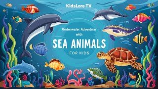 Underwater Adventure with Sea Animals for Kids | Kidslore TV