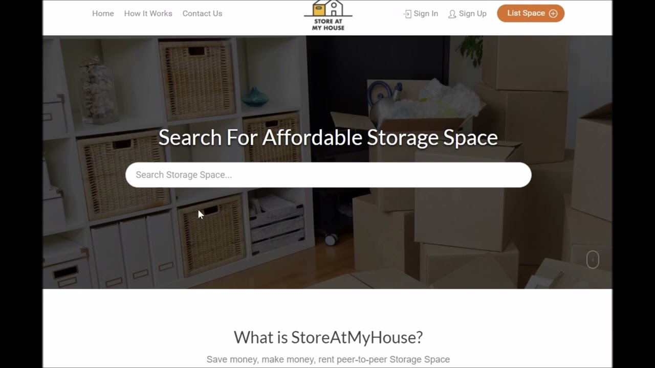 Store At My House - The Original Airbnb of Self Storage