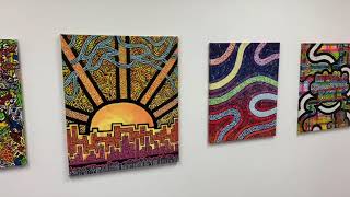 "PERFECTING THE NOVICE"  a retrospective tour of art created by Chad Hambright. Information