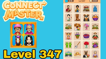 Connect master match puzzle level 347 solution walkthrough 