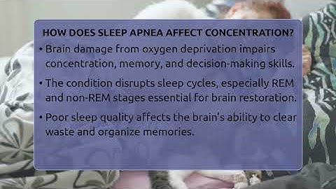 How Does Sleep Apnea Affect Concentration? - Sleep Apnea Support Network