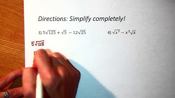 1 2 Add & Subtract Radicals