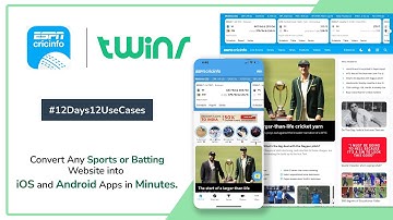 Convert ESPN Website to Mobile Apps in Minutes with Twinr - #12Days12UseCases Day 11
