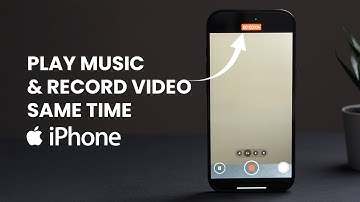How to Play Music & Record Video at the same time on iPhone?