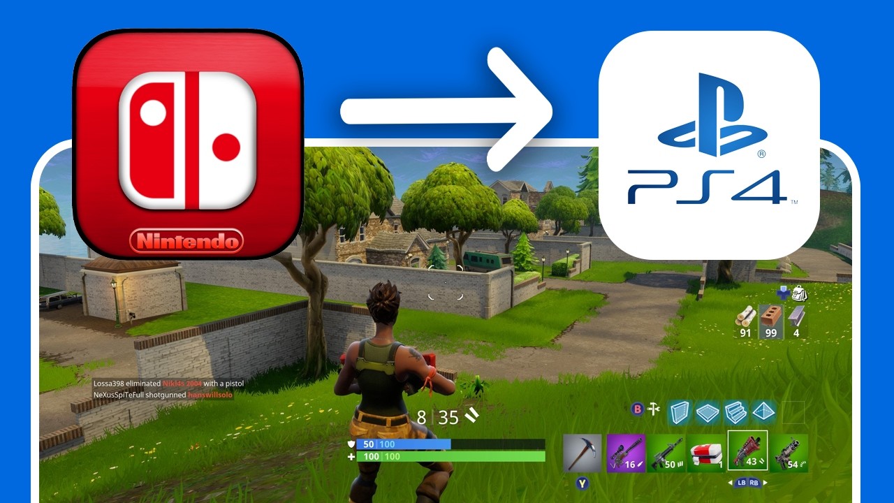 ク*ン様 Nintendo Switch + PS4 How to Link Nintendo Switch Fortnite Account to PS4 - YouTube
