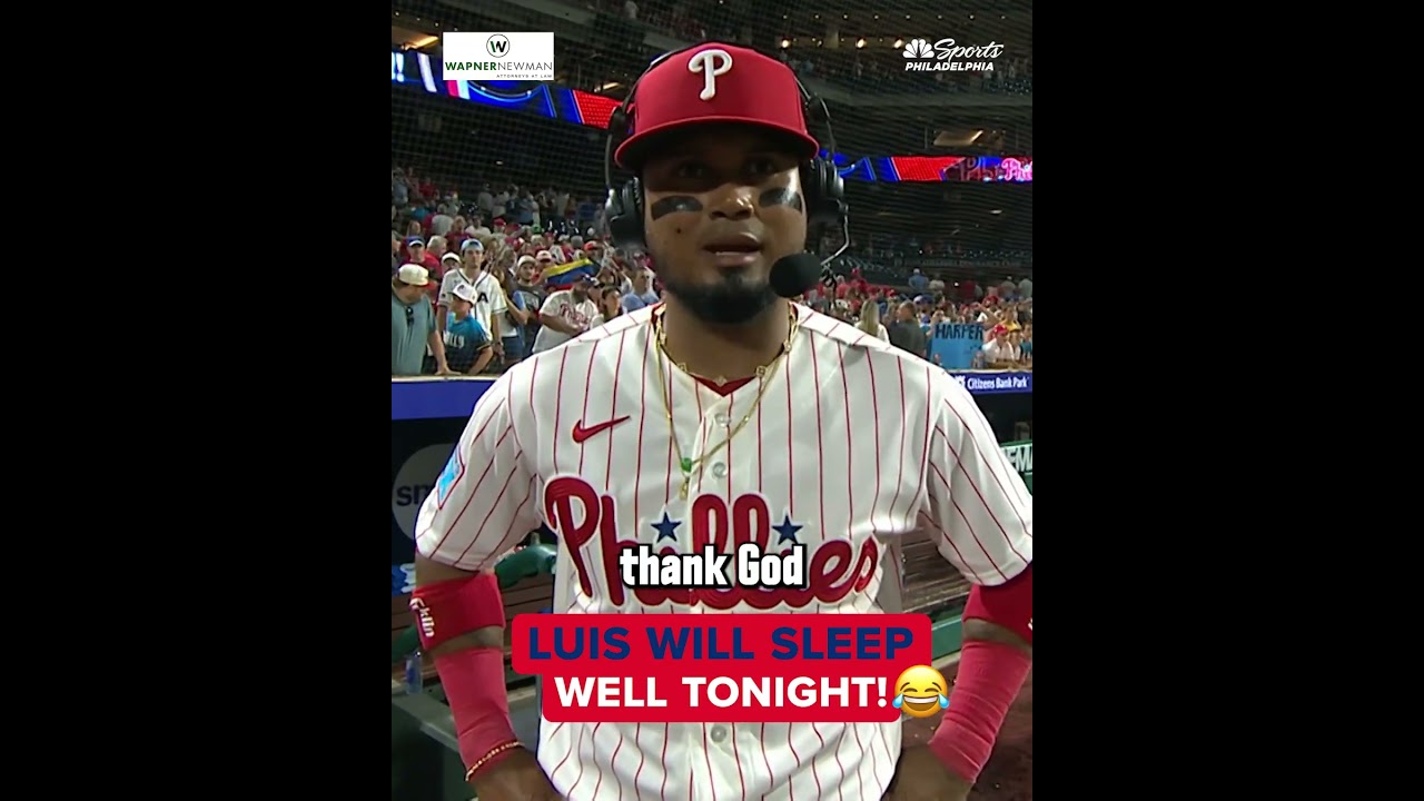 Luis Arráez is loving the energy of Philadelphia 💪