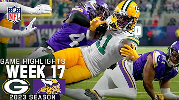 Green Bay Packers vs. Minnesota Vikings | 2023 Week 17 Game Highlights