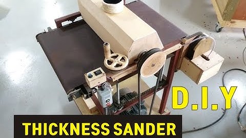 HOMEMADE DRUM SANDER THICKNESS SANDER [아빠네공방, 다율나무공방]