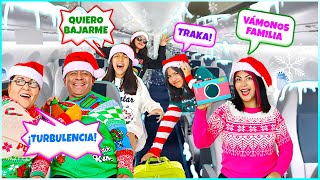 Viajamos en Avión en FAMILIA ✈️ RUMBO A LA NAVIDAD MERLIN🌤️| NAVIDAD APRETADA 🏨