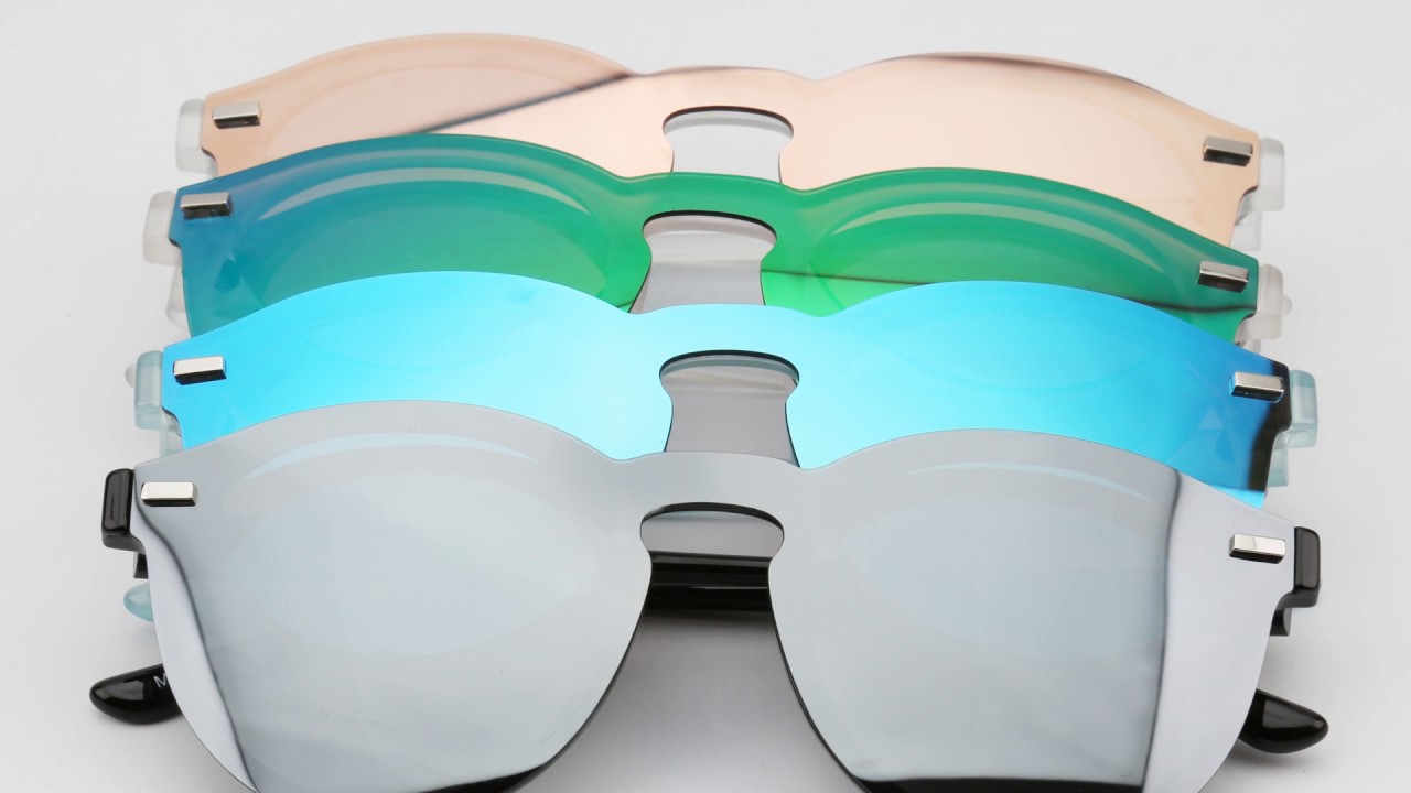 Jim Halo Frameless Polarized Sunglasses - YouTube