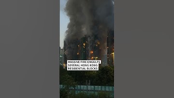 Fire engulfs Hong Kong residential blocks