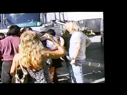 aerosmith backstage buffalo ny july 7,1997