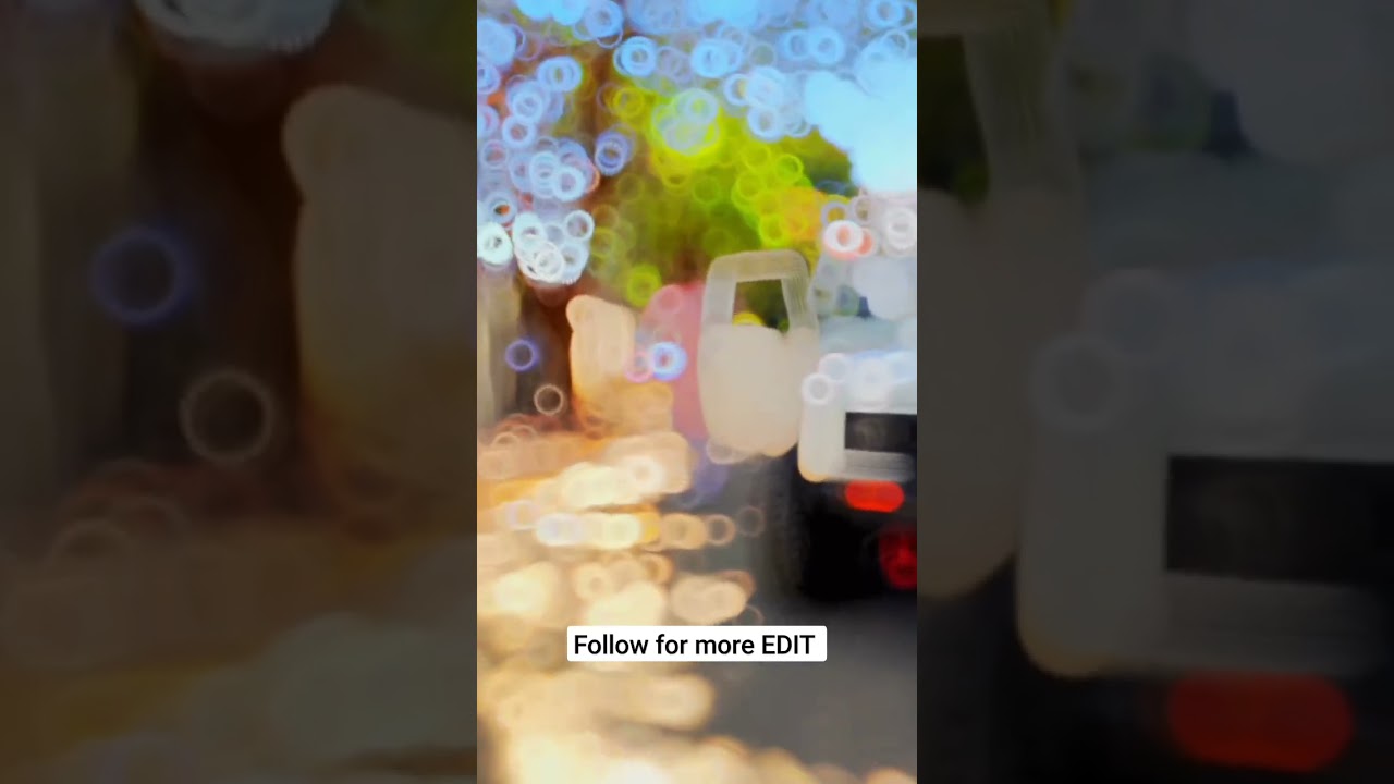 Lens Blur Video Editing | How To Create Lens Blur In One Click 