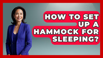 How To Set Up A Hammock For Sleeping? - Exploring Campgrounds