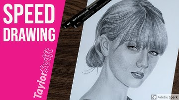 Taylor Swift Speed Drawing | Time-lapse Graphite portrait | Rose-Mary Drawings