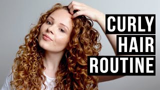 MY CURLY HAIR ROUTINE: WASH, STYLE & DIFFUSE