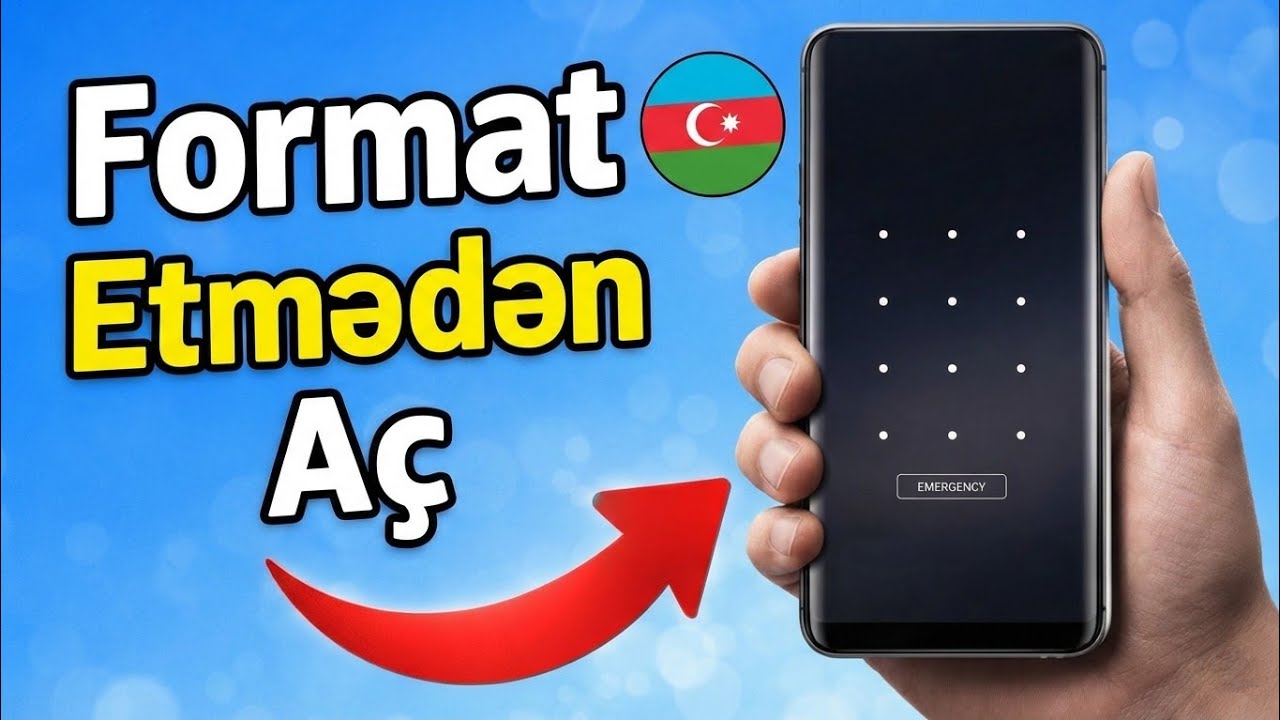 Çox Asand və Sadə 🔑🥳 Ekran Kilit Şifrəsi Unudulmuş Android Telefon Necə Açılır