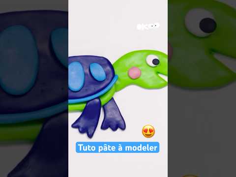 Tuto tortue en pâte à modeler 🥰 #tuto #animaux #pâteàmodeler